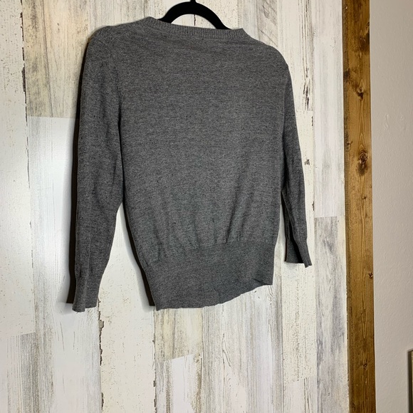 LOFT cardigan Pima cotton gray color - Picture 2 of 5